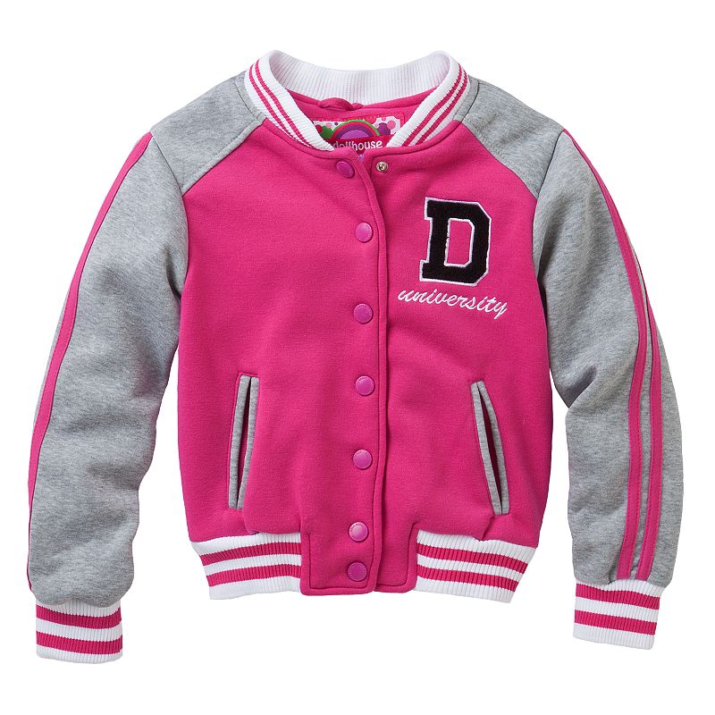 Dollhouse Girls' Or Little Girls' Varsity Jacket 
